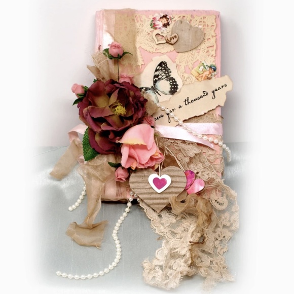 Book Of Love - Mixed Media Altered Book Sculpture by Kathy Morton Stanion - Picture 3 of 10